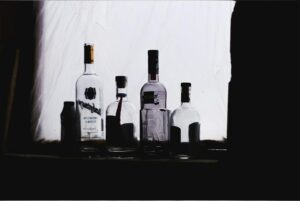 liquor bottles