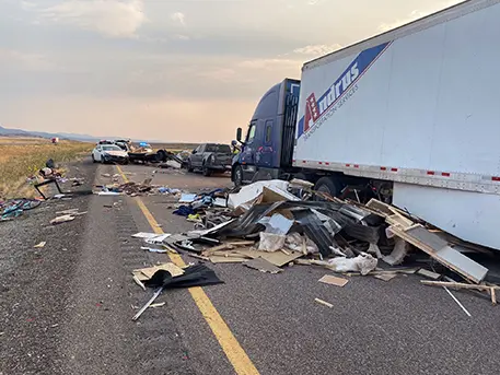 tractor trailer accident