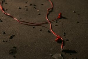 headphones on the ground