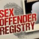 Sex offender registry