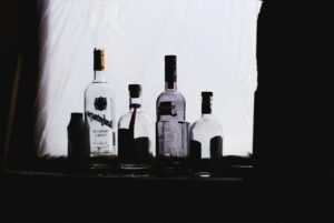 alcohol bottles