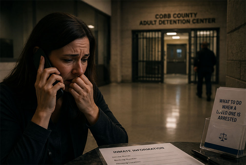 Worried family member seeking information about a loved one in Cobb County Jail